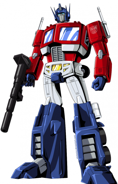 optimus prime standing